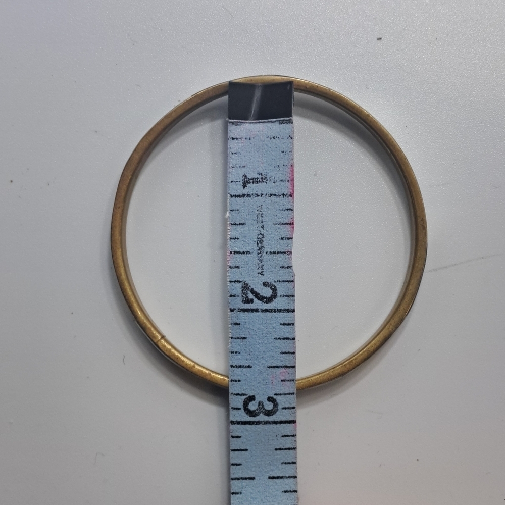 Vintage Mother Of Pearl Silver Tone Bangle - Picture 3 of 4